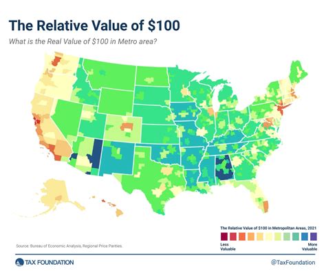 Purchasing Power Map: Most Expensive US Cities & Metros