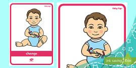 Baby Sign Language Poster for the word book | BSL Routine