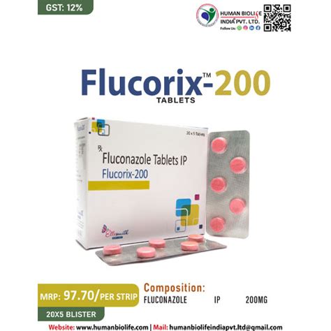 FLUCORIX-200 Tablets Human Biolife India Pvt. Ltd.