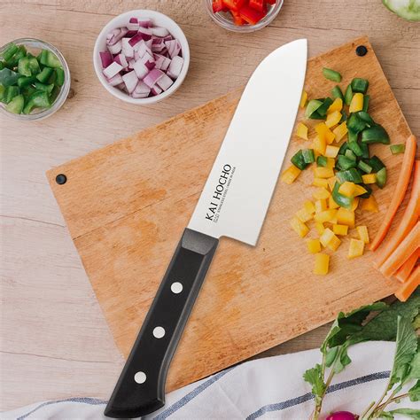 Buy Kai Hocho Premium Santoku Kitchen Vegetable Knife Online | KAI ...