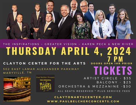 Paul Belcher Concerts: The Original Battle of Songs - Clayton Center ...