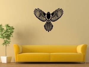 Alien Eagle Metal Hanging bird Wall Art for Bedroom, Living Room ...