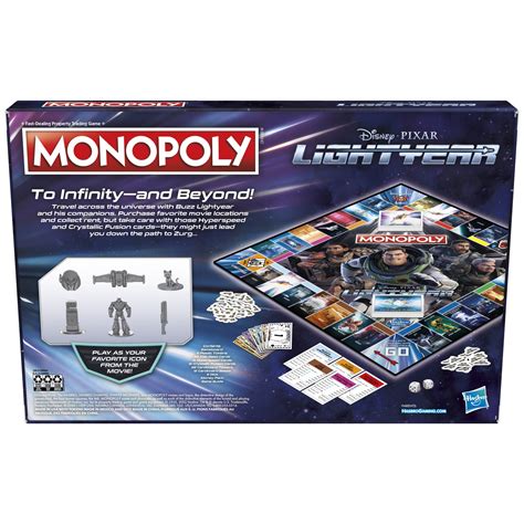 Buy Monopoly: Disney and Pixar's Lightyear Edition Board Game for ...