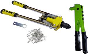 DUMDAAR Heavy duty 17inch and 10inch with 30Rivets Hand Rivet Tools ...