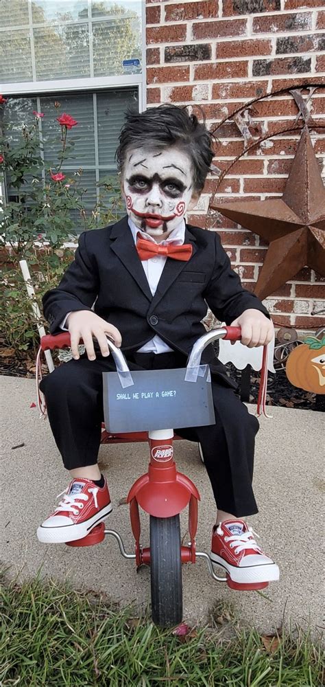 Jigsaw Halloween Costumes | Jigsaw halloween costume, Jigsaw halloween ...