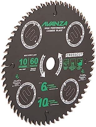 AVANZA TCT Saw Blade 250x3.2x60T. Wood Cutting Blade For 10 Inches ...