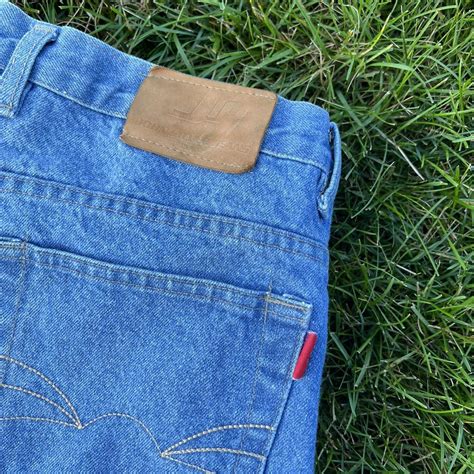 36 W Johnny Silver Bright Blue Jeans 🧼ALL CLOTHING... - Depop