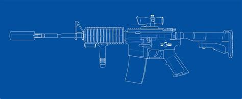 5 Ace M416 blue print |Motivational Poster|Funky Poster|Inspirational ...