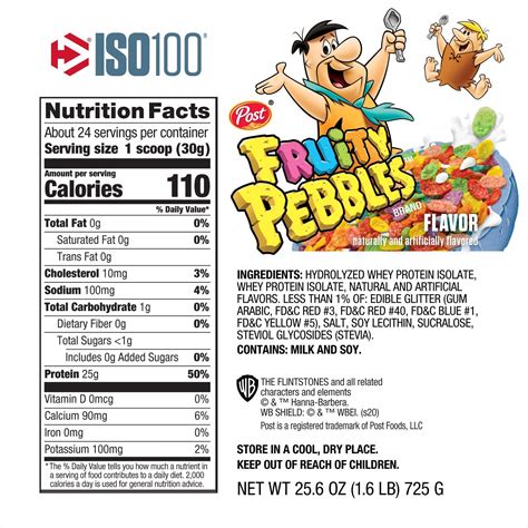 Fruity Pebbles Nutrition Facts