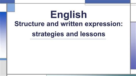 Structure Features English 的图像结果