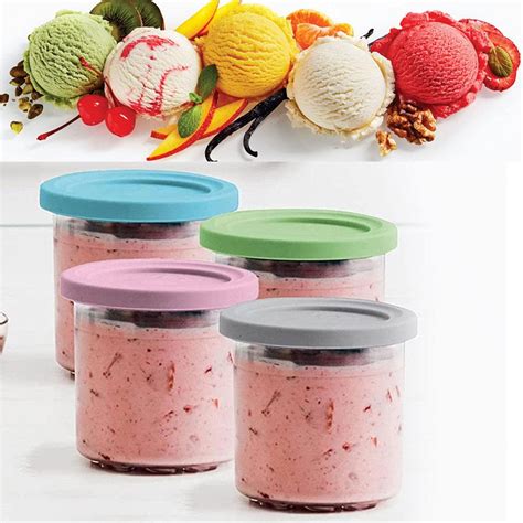 KOISEA Creami Deluxe Pints, for Ninja Creami Pints, Ice Cream Storage ...