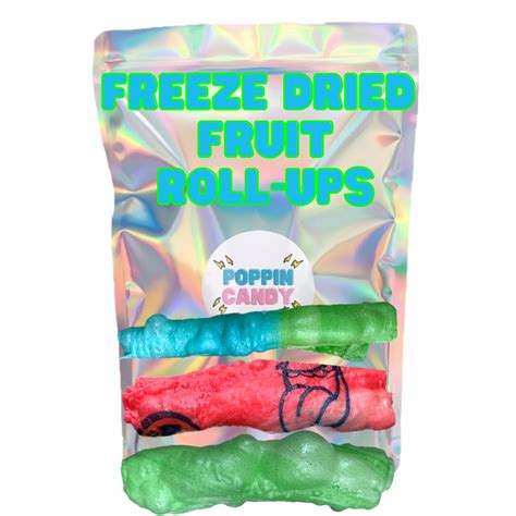 Freeze Dried Fruit Roll-Ups | Poppin Candy