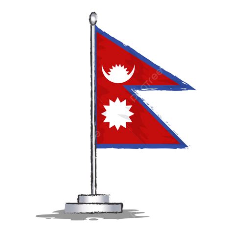 Nepal Flag Vector Illustration, Nepal Flag, Symbol, Nepal PNG and ...