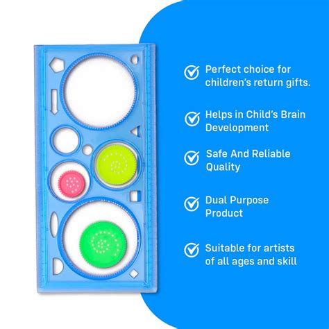 AM0439 Spiral Spirograph Geometric Ruler Spirograph Set For Kids – Amd ...