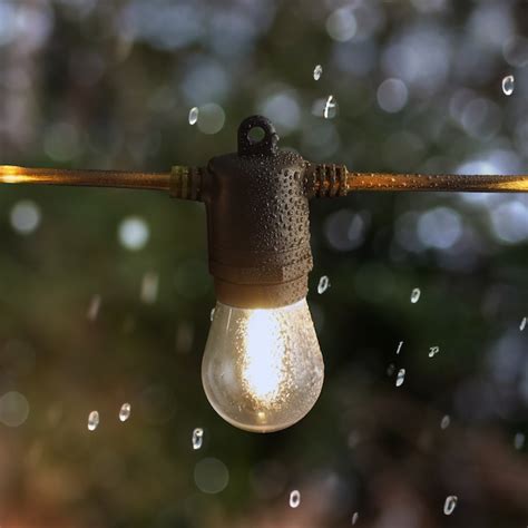 Harbor Breeze 24-ft Plug-in Black Outdoor String Light with 12 LED ...