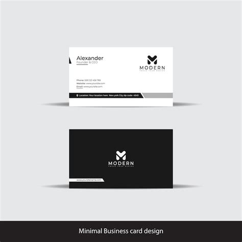 Simple Business Card Template 的图像结果