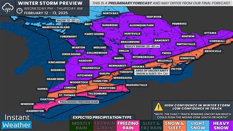 Major Winter Storm on Track to Dump Up to 40cm of Snow Across Most of Southern Ontario Starting ...
