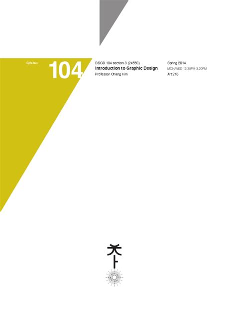 Graphic Design Course Syllabus 的图像结果