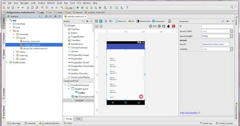 Image result for View Pada Android Studio