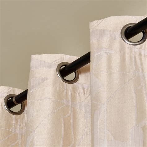 Buy Morris Bract Set of 2 Jacquard Light Filtering Window Curtains from ...