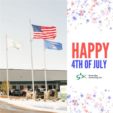 Happy 4th of July from everyone at Green Bay Converting! 🇺🇸🎇 | Green ...
