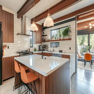 Modern White Porcelain Herringbone Kitchen Tile Design