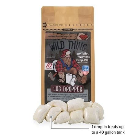 Camco WILD THING, LOG DROPPER DROP-INS, 10/BAG 41471 | Zoro