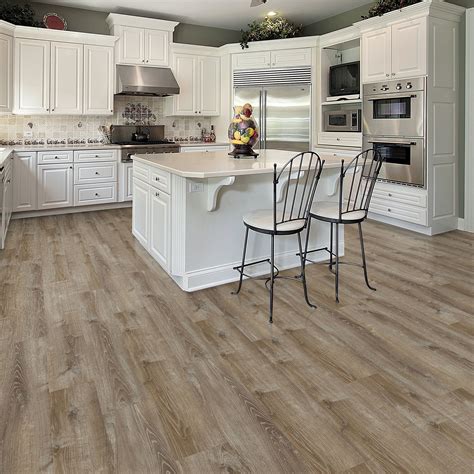 Allure ISOCORE Smoked Oak Almond 8.7 in. x 47.6 in. Luxury Vinyl Plank ...