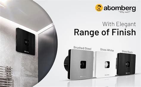 atomberg Studio+ Exhaust Fan 150mm (6 Inches) | BLDC Motor | 6.8W| Low ...