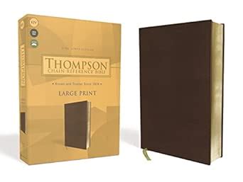 Buy KJV, Thompson Chain-Reference Bible, Large Print, Leathersoft ...