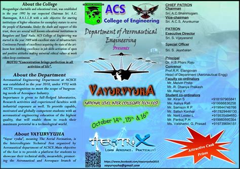 Three Days National Level Inter Collegiate Fest – Aeronautical ...