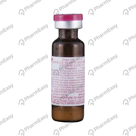 Buy Tresivac Pre Filled Syringe Of 0.5ml Powder For Vaccine Online at ...