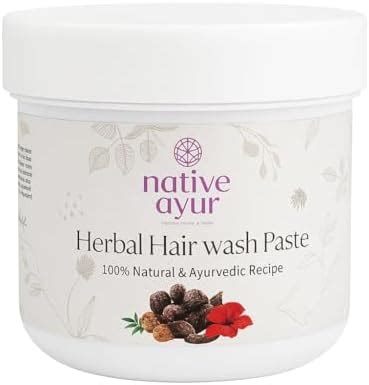 Native Ayur Herbal Hair Wash Shampoo Paste 200 g – Ayurvedic Cleanser ...