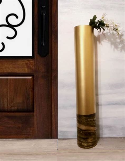 Gold Floor Vase With Flowers at Kathaleen Velasquez blog