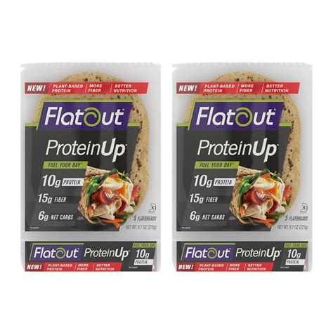 Flatout ProteinUp Wraps, 5 Flatbreads, 2 Pack India | Ubuy