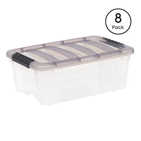 IRIS USA, 13 Quart Stack & Pull™ Clear Plastic India | Ubuy