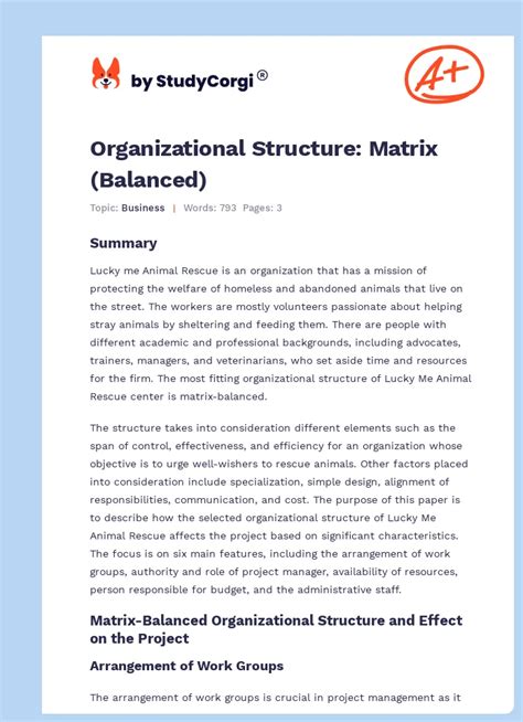 Balanced Matrix Organizational Structure 的图像结果