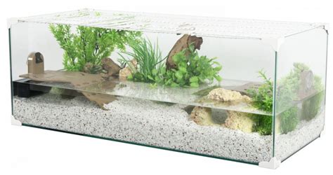 Acquario Per Tartarughe | Serbatoio Habitat Multiuso Con Custodia Rimovibile Per Mauremys Mutica, Erbosa - 3