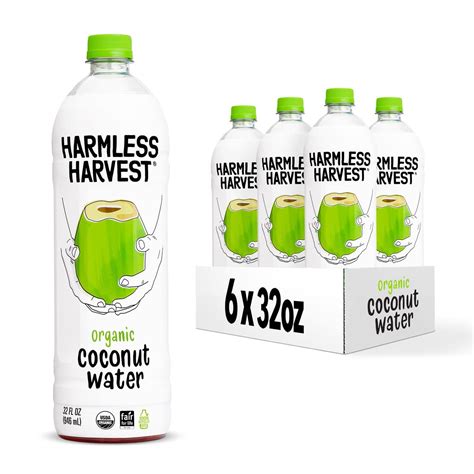 Amazon.com : Harmless Harvest Coconut Water Organic Drink 32 Fl Oz ...