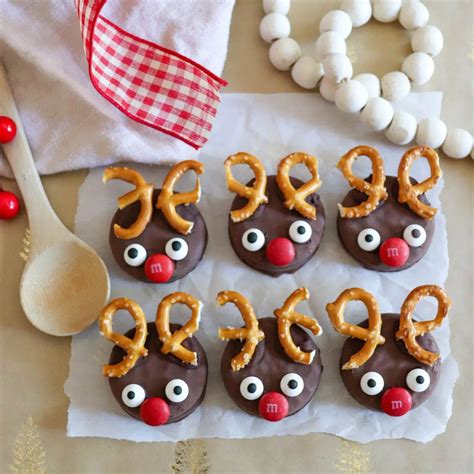 Chocolate Reindeer Cookies - Walking On Sunshine Recipes