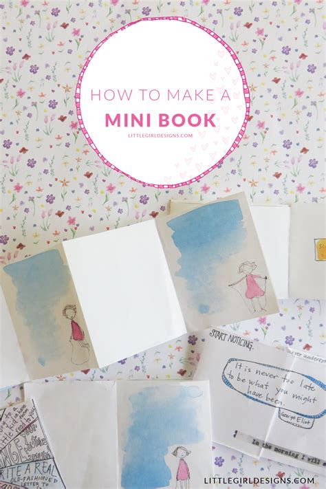 Mini Book Tutorial Simple Design 的图像结果