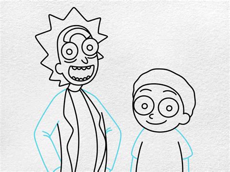 How to Draw Rick and Morty - HelloArtsy