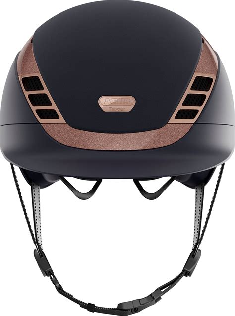 ABUS Pikeur Reithelm AirLuxe SUPREME, midnight blue-rose gold ...