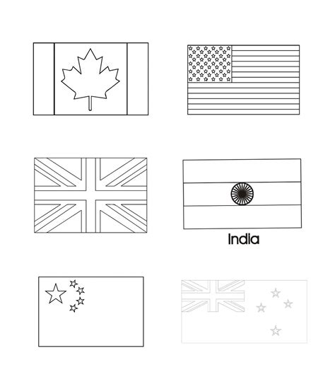 Countries Coloring Pages - MomJunction