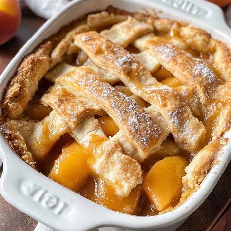Southern Peach Cobbler Recipe with Canned Peaches - Irresistible Delight