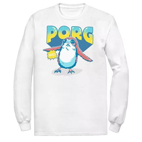 Men's Star Wars Porg Chewbacca Approved Comic Portrait Tee