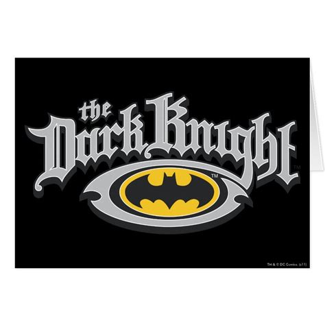 Der Umriss Des Dark Knight Logos