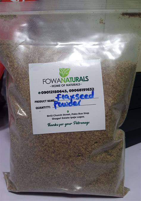 FLAXSEED POWDER – Fowanaturals
