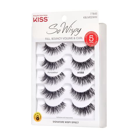KISS So Wispy False Eyelashes Multipack - Pompadour – KISS USA