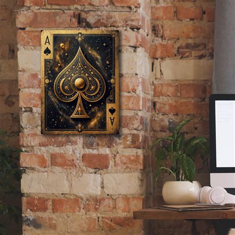 Williston Forge 'Ace Of Spades' by Rey Klimt Canvas Wall Art | Wayfair